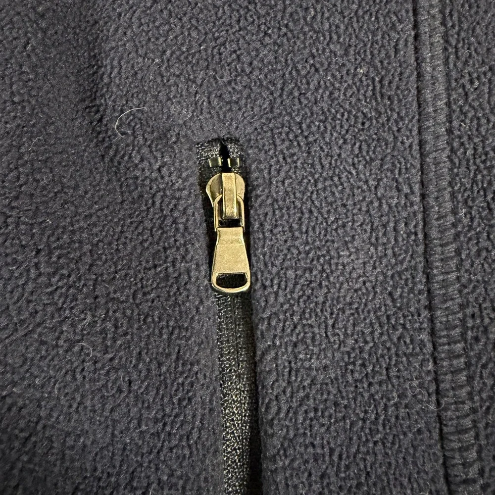 Polo Ralph Lauren Navy Blue Performance Fleece Jacket Full Zip Size L Men's